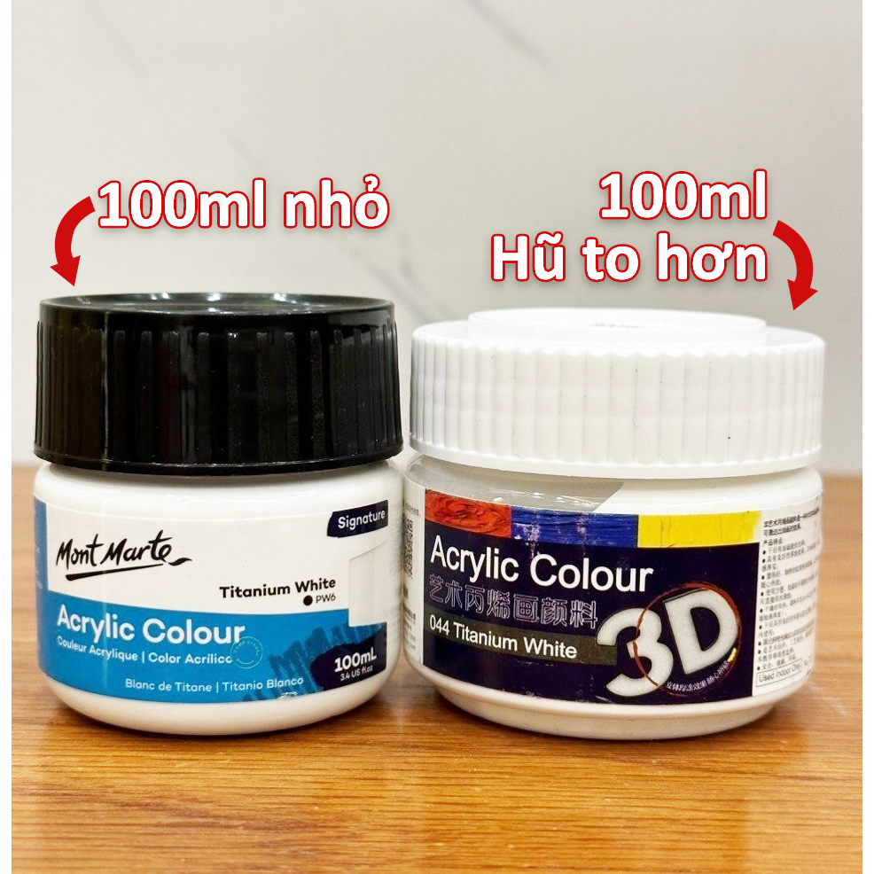 Màu Acrylic 3D Ánh Nhũ