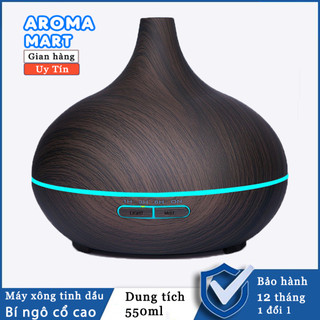 Máy xông tinh dầu Bí Ngô Cổ Cao cỡ lớn dung tích 550ml AROMA Mart