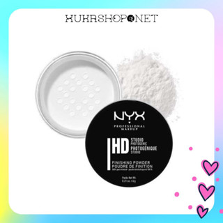 [Không màu] Phấn phủ bột NYX HD Studio Finishing Powder SFP01 không màu 6g chất mềm mịn, kiềm dầu hiệu quả