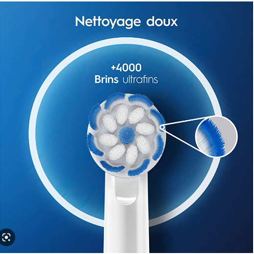 Bàn chải điện Oral.B Extra Sensitive và set đầu thay với lông siêu mềm cho răng nhạy cảm