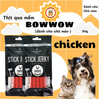 thịt gà que bowwow dành cho chó mèo