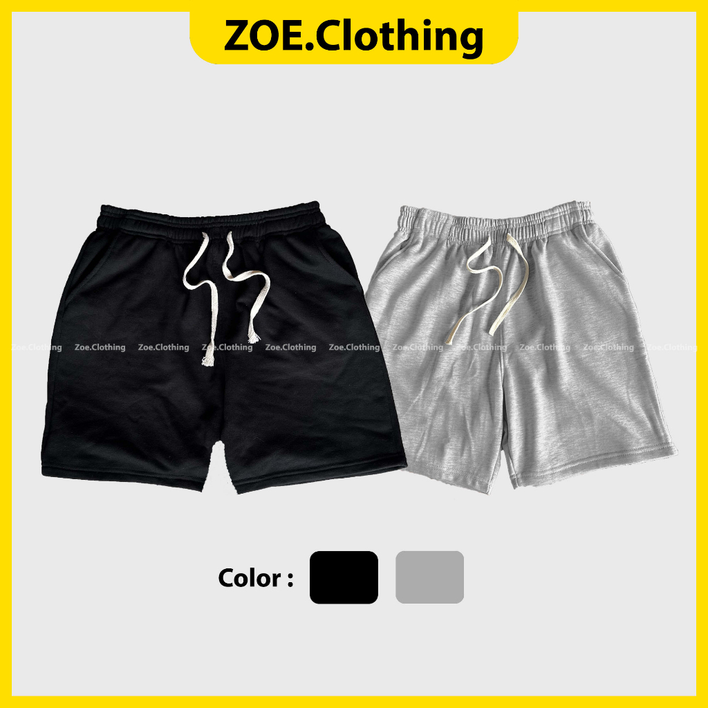 Quần short cotton, quần đùi nam nữ unisex , Zoeclothing