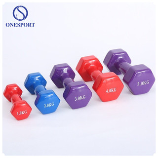 Tạ tay 1-6kg gang bọc cao su chống xước vỡ sàn FED ( giao màu ngẫu nhiên )