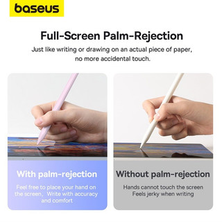 Bút cảm ứng Baseus Smooth Writing 2 Series Wireless Charging Stylus (dùng cho i.P.a.d, Magnetic Palm rejection 4D)
