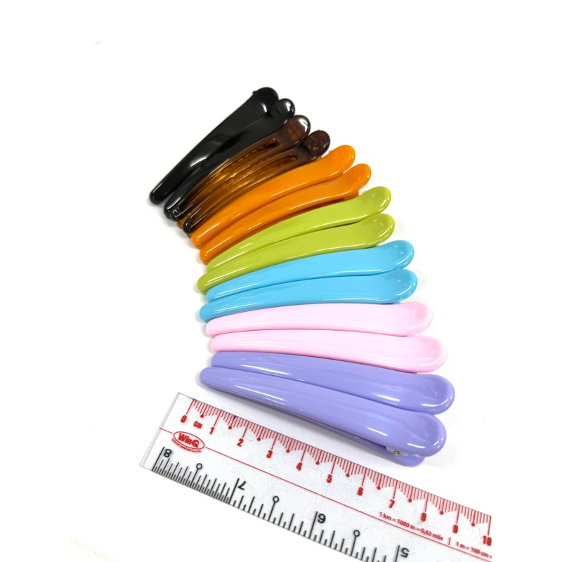 Set 2 cái kẹp tóc mỏ vịt dài 7.7cm