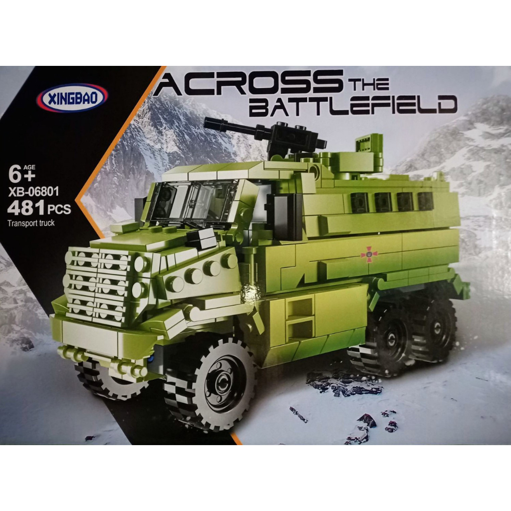 Mô hình lắp ráp xe tải vận chuyển GALS  Xingbao XB06801