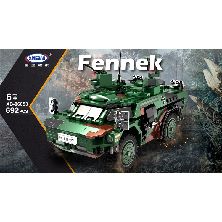 Mô hình đồ chơi lắp ráp xe Fennek Xingbao XB06053