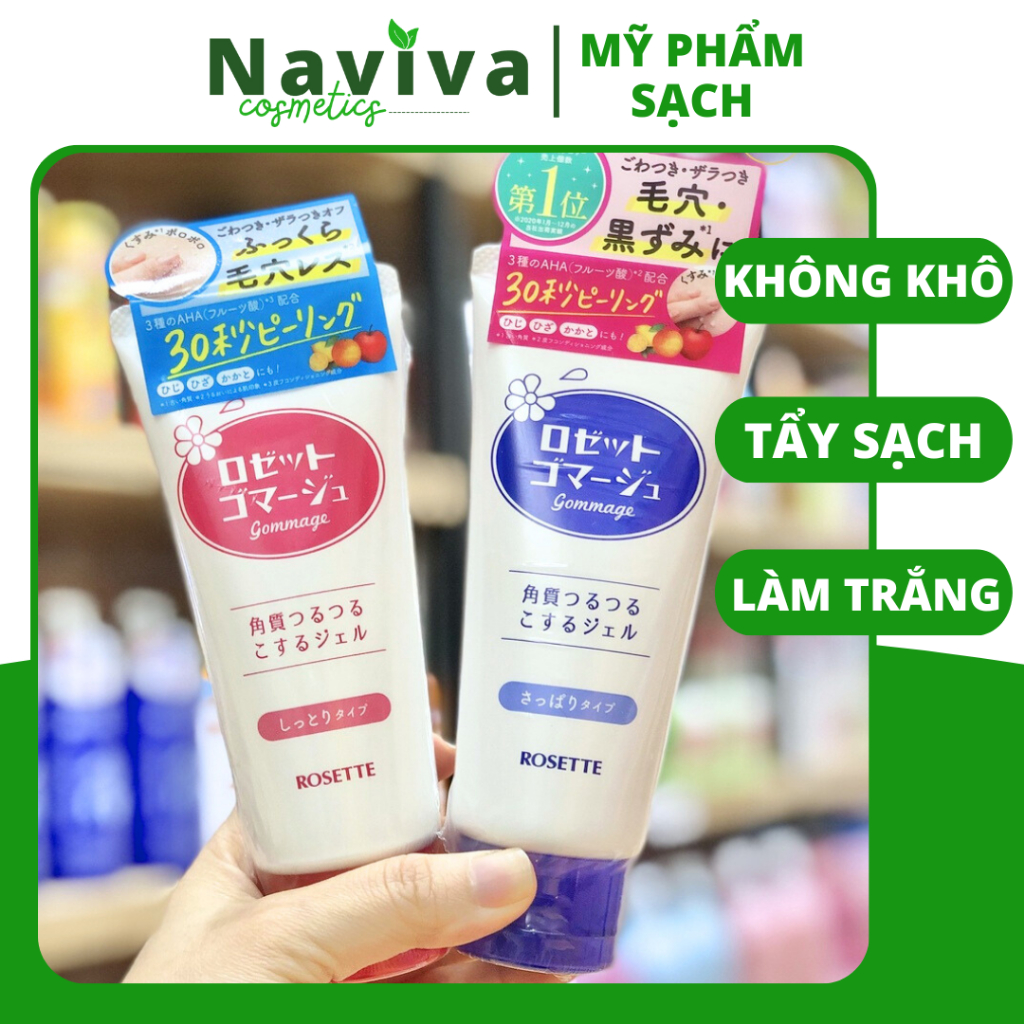 Tẩy da chết Rosette Peeling Gel, Tẩy da chết Rosette Nhật Bản