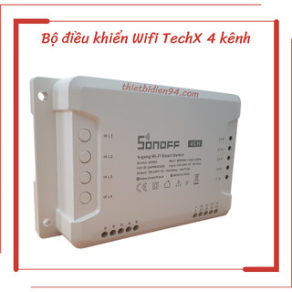 Bộ điều khiển thiết bị từ xa bằng Wifi 4 kênh qua app điện thoại