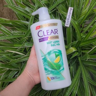 Dầu gội sạch gàu Clear mát lạnh bạc hà 880g