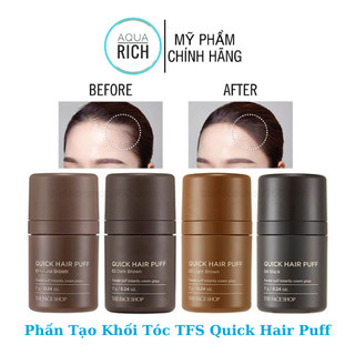 Phấn che khuyết điểm tóc - che hói the face shop tfs quick hair puff