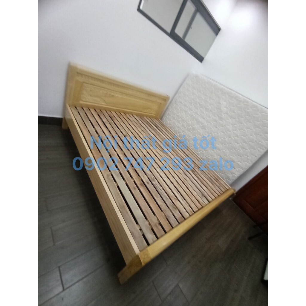 [MIỄN SHIP RÁP 0Đ] giường gỗ sồi Nga 1m2 ,1m4,1m6,1m8x2m hàng mới 100% -giá tận xưởng