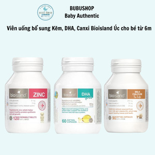 Canxi, dha, kẽm bioisland cho bé