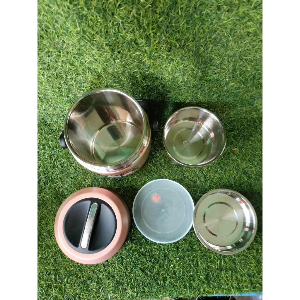 Hộp Cơm Inox 304 6 Lớp Giữ Nhiệt 6h, Cà Mên Văn Phòng Nhiều Ngăn Dung Tích 1600ml