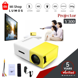 Máy chiếu Y300 cho điện thoại Máy chiếu mini cầm tay Full HD USB HDMI Android cho rạp chiếu phim tại nhà