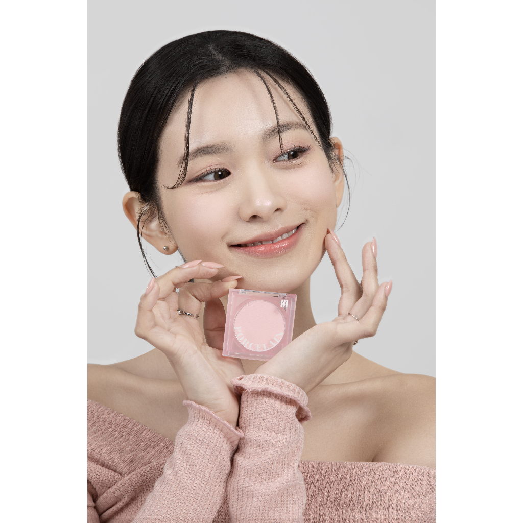 [NEW] Phấn Má Hồng Dạng Nén Mịn Nhẹ, Lâu Trôi Merzy Porcelain Cheek Blusher 4.2g