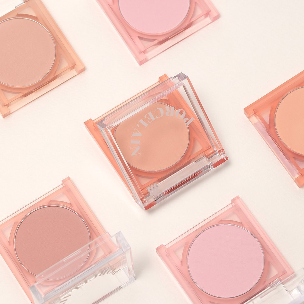 [NEW] Phấn Má Hồng Dạng Nén Mịn Nhẹ, Lâu Trôi Merzy Porcelain Cheek Blusher 4.2g