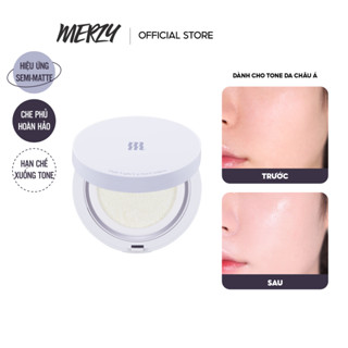  Chống Nắng Dạng Cushion Mỏng Nhẹ Ẩm Mịn Suốt Cả Ngày Dài Merzy Daily Light Up Sun Cushion SPF50+ PA++++ 12g 