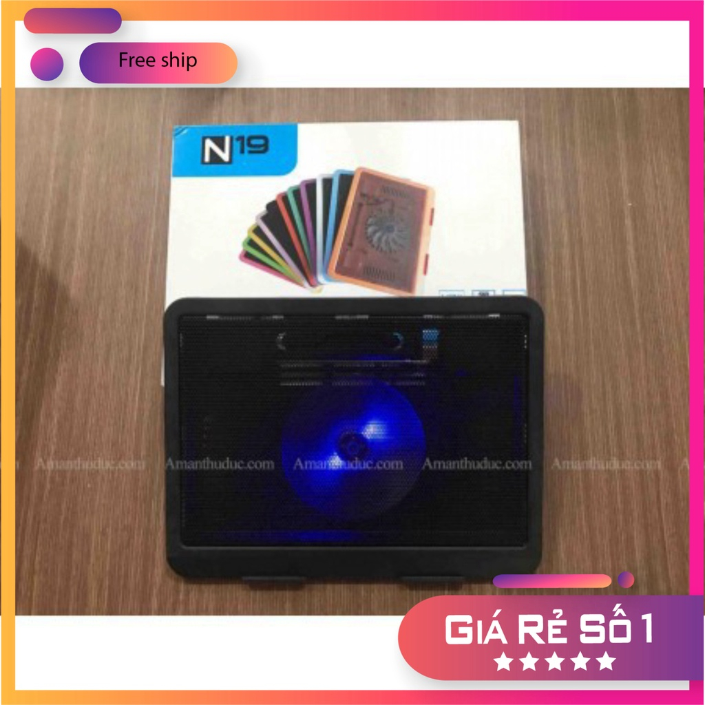 Đế tản nhiệt cho laptop N19 làm mát mạnh mẽ MSP 02109