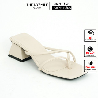 Dép guốc công sở cao 5cm xỏ ngón quai lượn - The NySmile - LANY & FANY