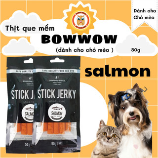 cá hồi que bow wow dành cho chó mèo
