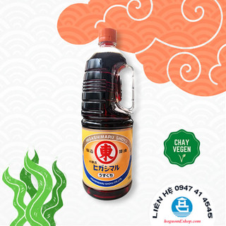 Nước tương lạt Usukuchi - Higashimaru Shoyu - 1,8L