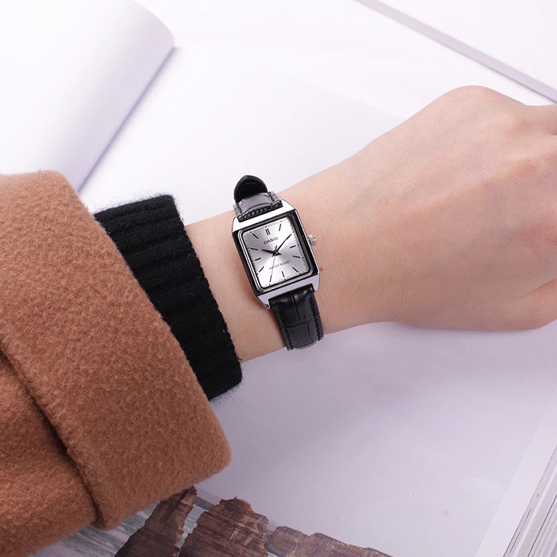 Đồng hồ nữ dây da Casio chính hãng Anh Khuê LTP-V007L-7E1UDF