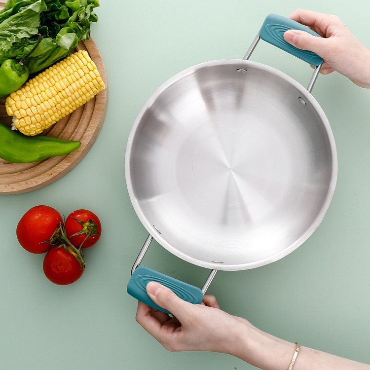 Tay cầm nồi silicone móc cài chịu nhiệt độ cao chống trượt chống bỏng