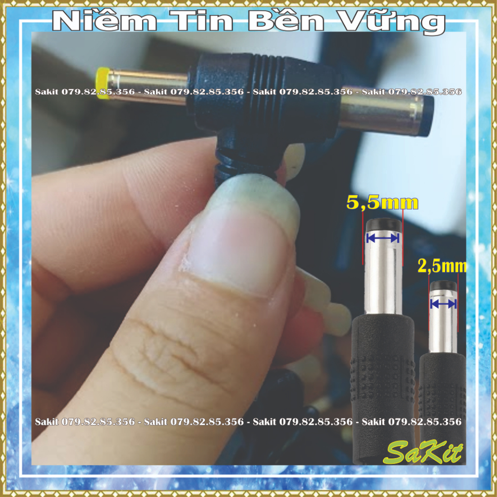Bộ sạc  nguồn 12v-2a cho camera, loa ...chân tròn jack 5,5 và 2,5 mm  2 đầu tiên lợi.
