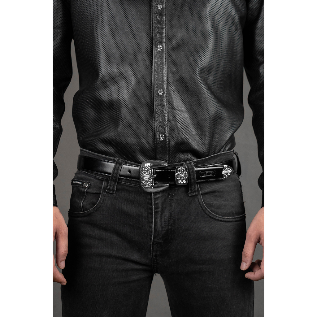 Thắt lưng da bò , Thắt lưng The Cross 30mm