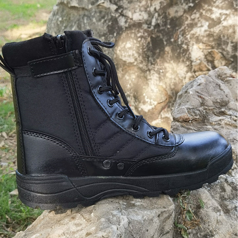 Giày swat boot cao phong cách chiến thuật dã ngoại leo núi