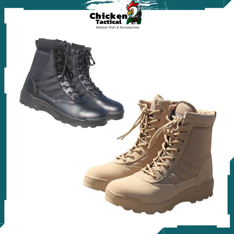 Giày swat boot cao phong cách chiến thuật dã ngoại leo núi
