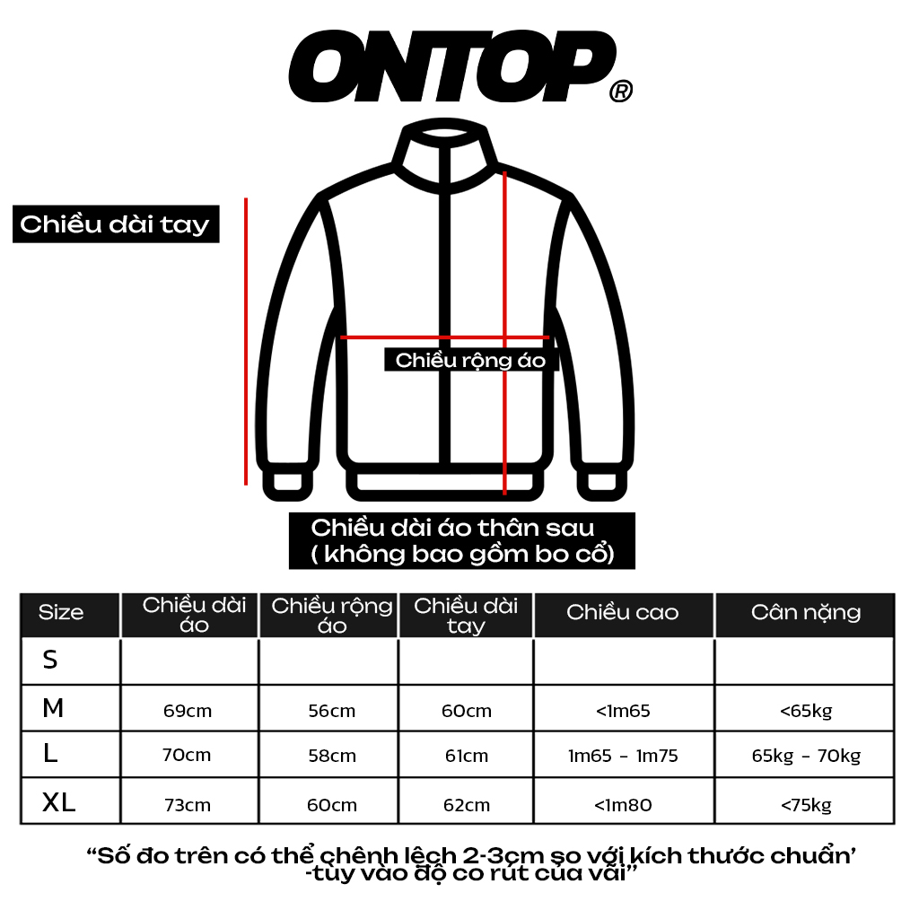 Áo khoác dù nam nữ form rộng Jacket Fits local brand ONTOP | O20-AK12