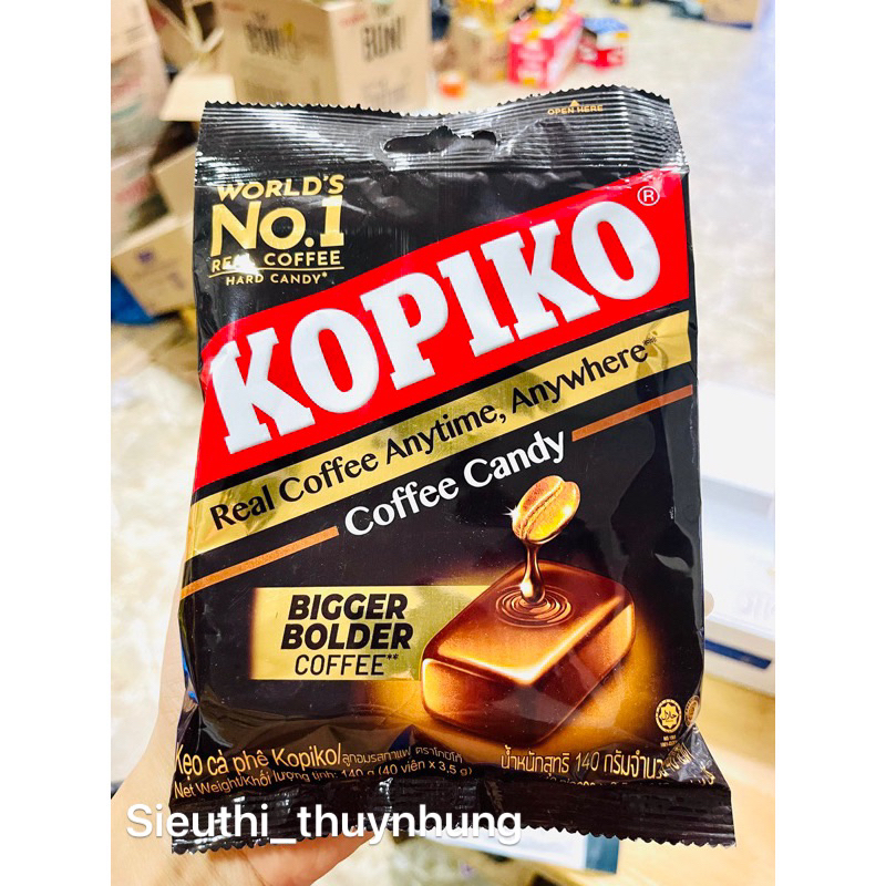Nhập khẩu  Kẹo hương cà phê Kopiko bịch 135g