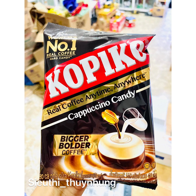 Nhập khẩu  Kẹo hương cà phê Kopiko bịch 135g
