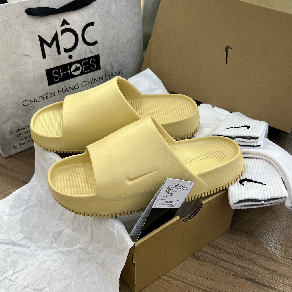 Dép N.i.k.e Calm Slide *Seasame* - Code: Dx4816-200