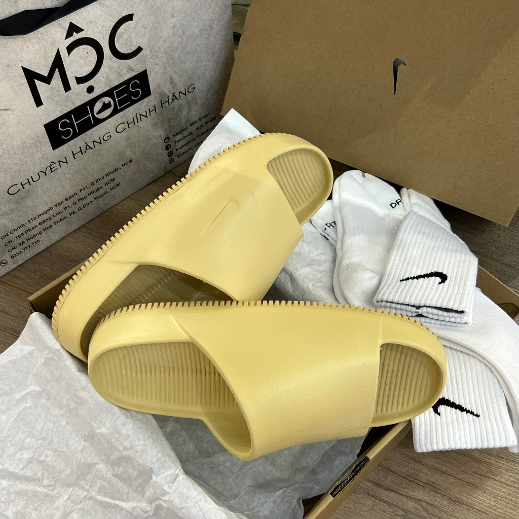 Dép N.i.k.e Calm Slide *Seasame* - Code: Dx4816-200