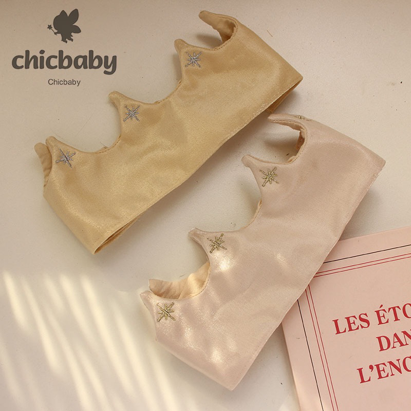 Set băng đô vương miện kèm tất cho bé trai 1-3 tuổi Chicbaby turban vương miện cho bé trai