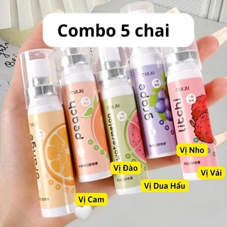 Xịt Thơm Miệng Thơm Mát combo 5 chai xịt miệng hương trái cây DANA