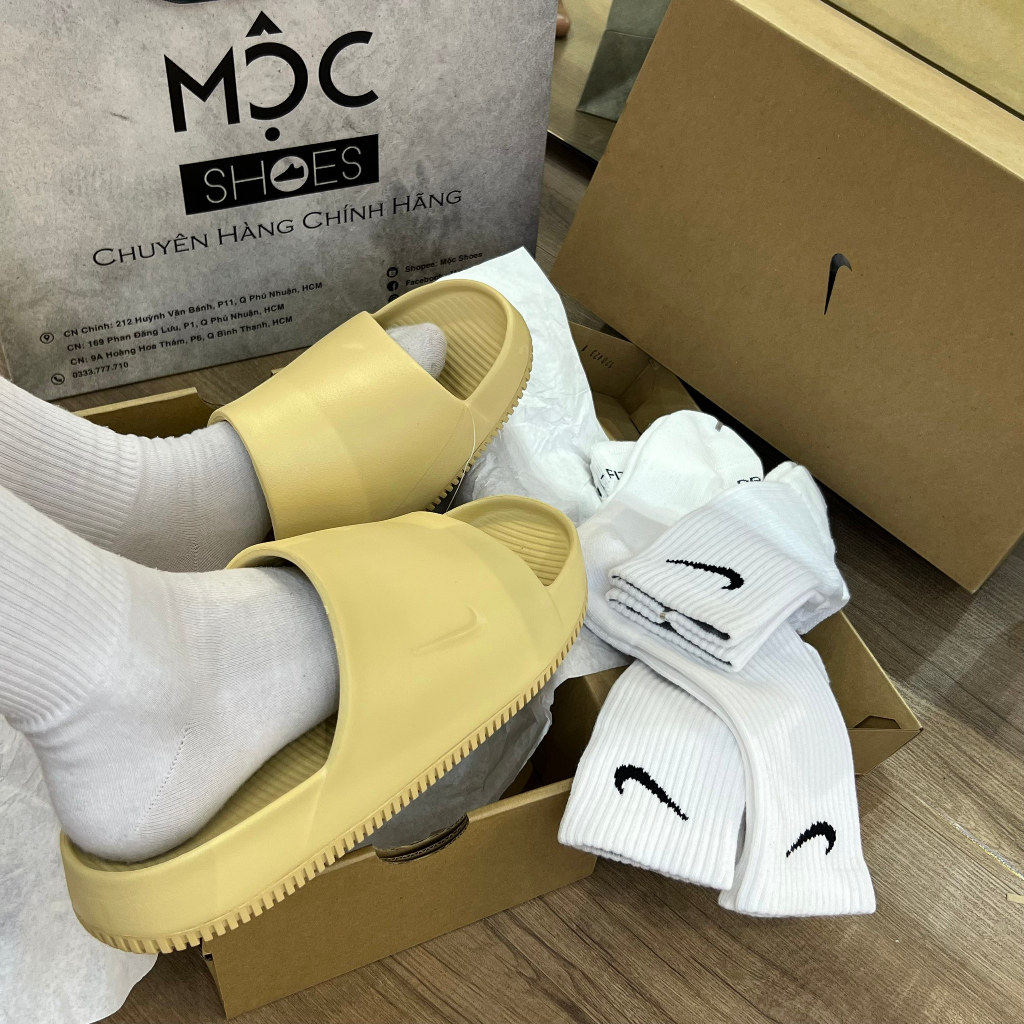 Dép N.i.k.e Calm Slide *Seasame* - Code: Dx4816-200