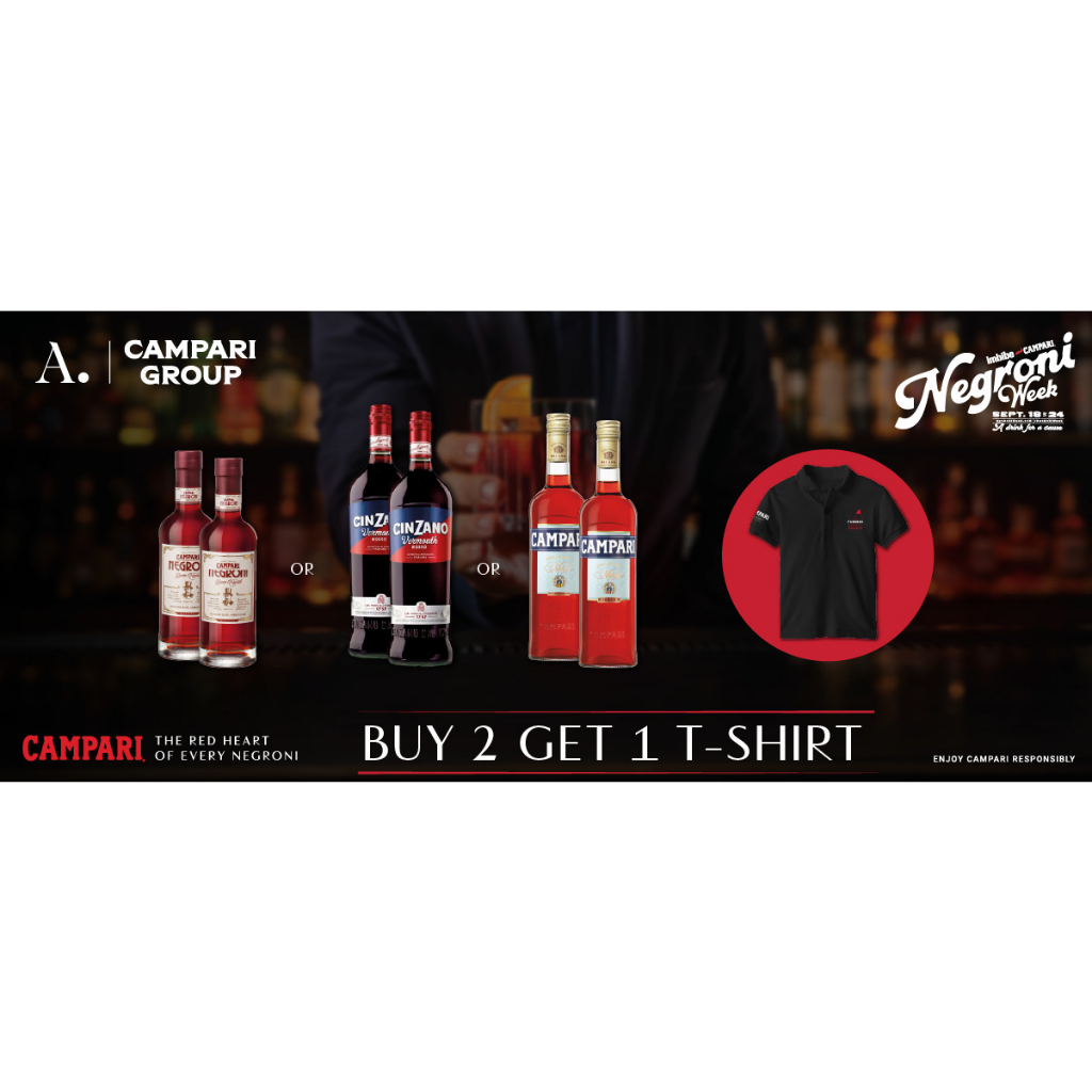 [BEST DEAL - MUA 2 TẶNG 1 ÁO TSHIRT] Rượu mùi Cinzano Rosso Vermouth 15% 1000ml