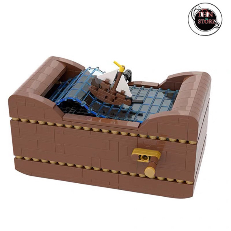 LEGO mô hình giả lập sóng biển
