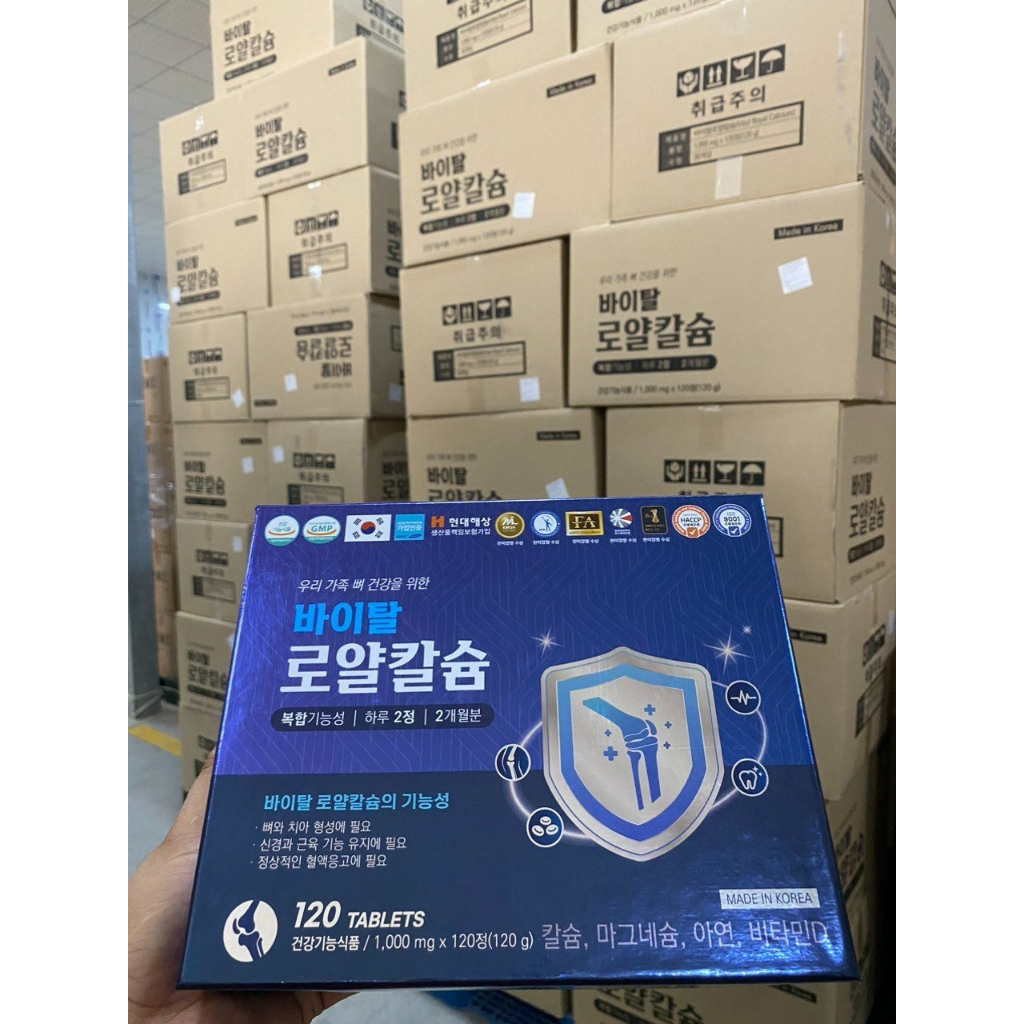 Viên uống bổ sung Canxi HANMI Hàn Quốc Hộp 120 viên x 1000mg