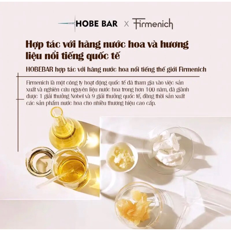 Lăn khử mùi Hobebar 20ml  hương sâm panh đào khử mùi dưỡng trắng mờ thâm với hương thơm kiểu Pháp cho bạn trẻ tự tin hơn