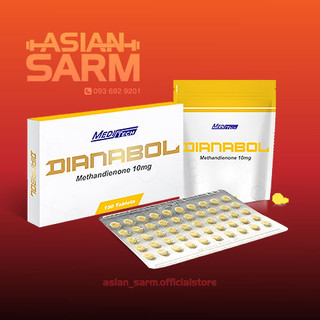 Dianabol 10mg - meditech hộp/ túi zip 100 viên