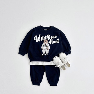 BỘ NỈ GẤU WILD CHO BÉ- B221