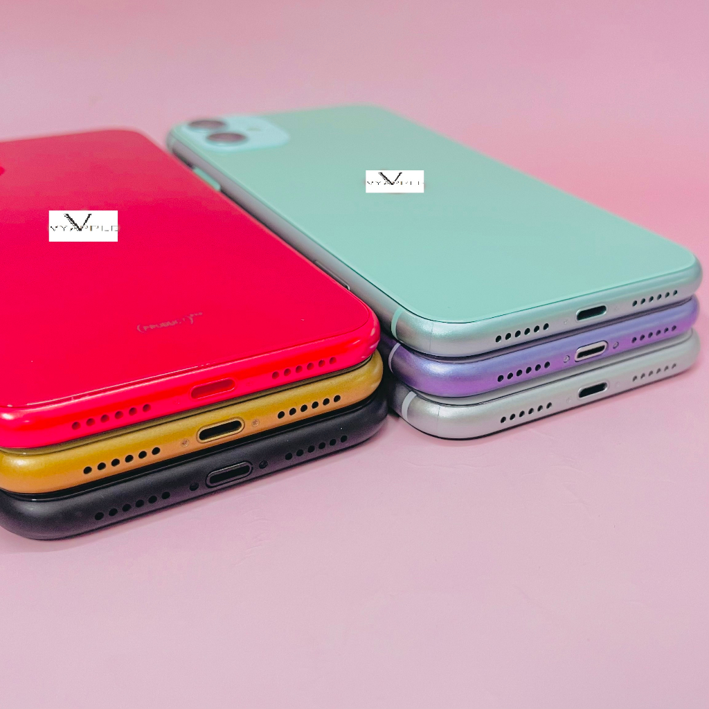 Mô Hình trưng bày IP11 màu xanh ngọc, vàng, đỏ, tím, trắng, đen