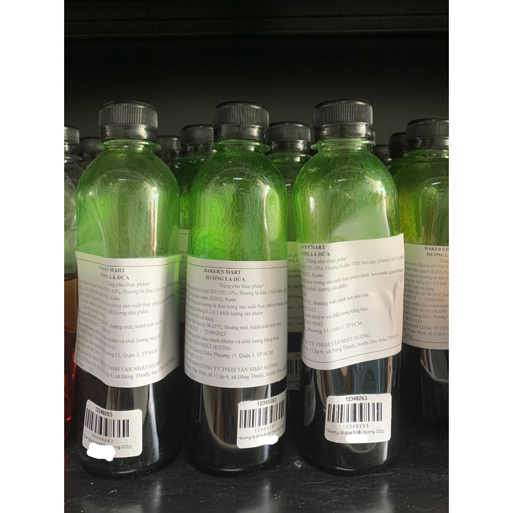 Hương lá dứa 200gr ( chai Chiết )