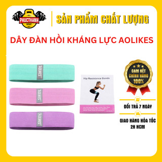 Dây đàn hồi kháng lực miniband tập mông Aolikes siêu bền