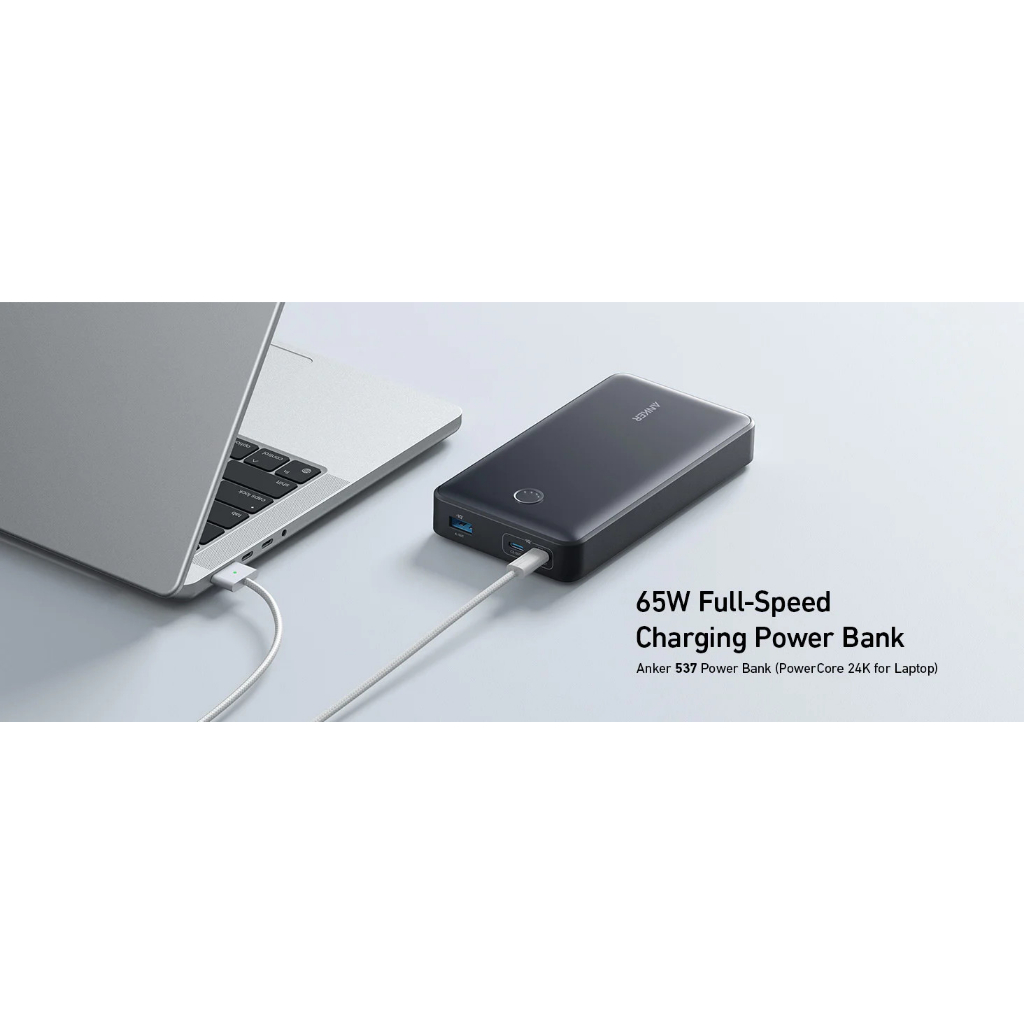 Pin Sạc Dự Phòng Anker 537 24000mAh A1379 | Max 65W | PD QC3.0